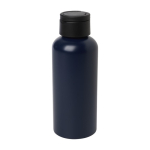 Bouteille en aluminium recyclé avec bouchon en plastique 600 ml couleur bleu marine