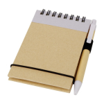 Bloc-notes en papier recyclé avec anneaux A7 feuilles lignées couleur lilas