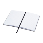 Carnet avec couverture tissu RPET et porte-stylo A5 feuilles lignées deuxième vue