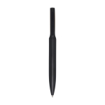 Stylo en aluminium recyclé avec partie en bambou encre noire couleur noir