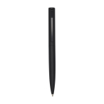 Stylo en aluminium et plastique recyclé avec clip encre noire couleur noir