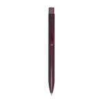 Stylo en laiton recyclé avec clip en fer encre noire couleur bordeaux