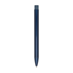 Stylo en laiton recyclé avec clip en fer encre noire couleur bleu deuxième vue arrière