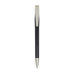 Stylo avec corps et clip en plastique recyclé encre bleue couleur noir