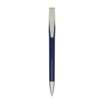 Stylo avec corps et clip en plastique recyclé encre bleue couleur bleu marine