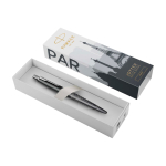 Stylo en métal Parker Jotter SE Global Icons encre bleue couleur gris deuxième vue frontale