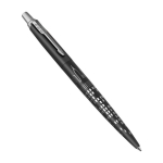 Stylo en métal Parker Jotter SE Global Icons encre bleue couleur argenté mat troisième vue