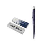 Stylo en métal Parker Jotter SE Global Icons encre bleue avec zone d'impression