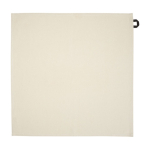 Torchon de cuisine en coton recyclé avec anse colorée 200 g/m² couleur noir deuxième vue frontale