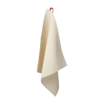 Torchon de cuisine en coton recyclé avec anse colorée 200 g/m²