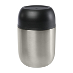 Boîte à lunch en acier inoxydable recyclé à double paroi 480 ml couleur argenté