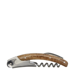 Ensemble porte-bouteille en bois d’acacia et limonadier avec zone d'impression