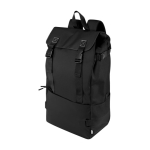 Sac à dos en polyester recyclé 900D de grande capacité avec sangles couleur noir