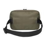 Trousse de toilette en polyester recyclé avec compartiment principal couleur vert deuxième vue arrière