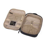 Sac pour accessoires en polyester recyclé avec poches Case Logic couleur noir deuxième vue