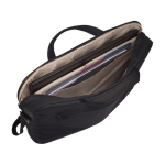 Malette en polyester recyclé pour PC avec doublure Case Logic 15,6” couleur noir troisième vue