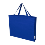 Sac en coton recyclé avec grand compartiment principal 220 g/m² couleur bleu roi