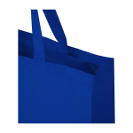 Sac en coton recyclé avec grand compartiment principal 220 g/m² couleur bleu roi vue détail 1