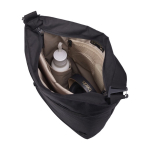 Sac fourre-tout pour PC en polyester recyclé avec organisateurs 15,6” couleur noir troisième vue