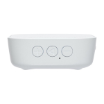 Mini haut-parleur Bluetooth 2.0 en plastique recyclé 3W couleur blanc vue détail 1