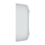 Mini haut-parleur Bluetooth 2.0 en plastique recyclé 3W couleur blanc vue latérale