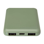 Batterie externe en plastique recyclé fine et élégante 5 000 mAh deuxième vue