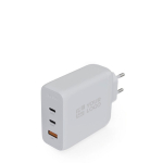 Chargeur mural en plastique recyclé avec 3 ports 100W avec zone d'impression