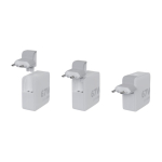 Adaptateur de charge de 67W avec variantes pour UE, UK et USA couleur blanc cinquième vue