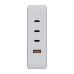 Chargeur de voyage ultrafin avec 4 ports pour plusieurs régions 240W couleur blanc deuxième vue frontale