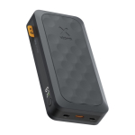 Batterie externe en plastique recyclé ultra-rapide 27 000 mAh couleur noir