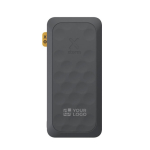 Batterie externe en plastique recyclé ultra-rapide 27 000 mAh avec zone d'impression