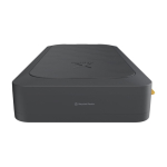 Batterie externe en plastique recyclé avec plusieurs ports 45 000 mAh couleur noir vue détail 2