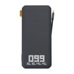 Batterie externe pour les appareils à charge rapide 27 000 mAh couleur noir deuxième vue frontale