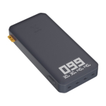 Batterie externe pour les appareils à charge rapide 27 000 mAh couleur noir