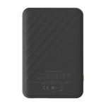 Batterie externe à charge rapide avec 2 ports Xtorm 5 000 mAh couleur noir deuxième vue arrière