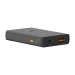 Batterie externe à charge rapide avec 2 ports Xtorm 5 000 mAh couleur noir troisième vue