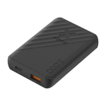 Batterie externe à charge rapide avec 2 ports Xtorm 5 000 mAh couleur noir quatrième vue