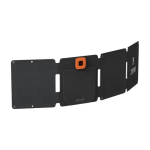 Panneau solaire pliable pour appareils électroniques 28W couleur noir quatrième vue
