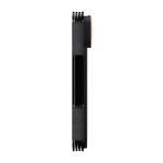 Panneau solaire pliable pour appareils électroniques 28W couleur noir deuxième vue latérale
