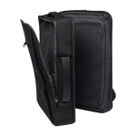 Sac à dos résistant pour ordinateur portable en polyester recyclé 17” couleur noir vue latérale