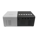 Mini-projecteur Prixton Cinema pour diffuser des vidéos en Full HD couleur blanc/noir deuxième vue arrière
