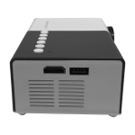 Mini-projecteur Prixton Cinema pour diffuser des vidéos en Full HD couleur blanc/noir vue latérale