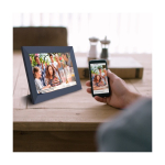 Cadre photo numérique Prixton Prado 10” avec application ”Frameo” couleur noir deuxième vue