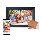 Cadre photo numérique Prixton Prado 10” avec application ”Frameo” couleur noir troisième vue