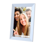 Cadre photo numérique Prixton Prado 10” avec application ”Frameo” couleur blanc