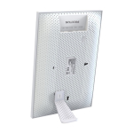 Cadre photo numérique Prixton Prado 10” avec application ”Frameo” couleur blanc deuxième vue arrière