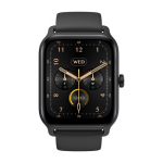 Montre intelligente Prixton Alexa SWB29 multifonctions avec mode sport couleur noir troisième vue frontale
