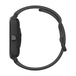 Montre intelligente Prixton Alexa SWB29 multifonctions avec mode sport couleur noir vue latérale