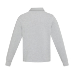 Polo unisexe en coton biologique style rugby 280 g/m² Elevate NXT couleur gris chiné deuxième vue arrière