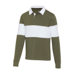 Polo unisexe en coton biologique style rugby 280 g/m² Elevate NXT
